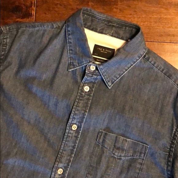 Rag Bone Shirts Nwot Rag Bone Fit 3 Denim Button Down Poshmark